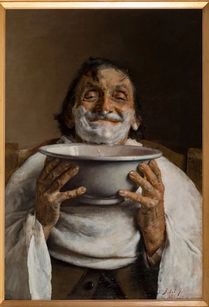 L'uomo dal barbiere - Unipol Collection, Modena